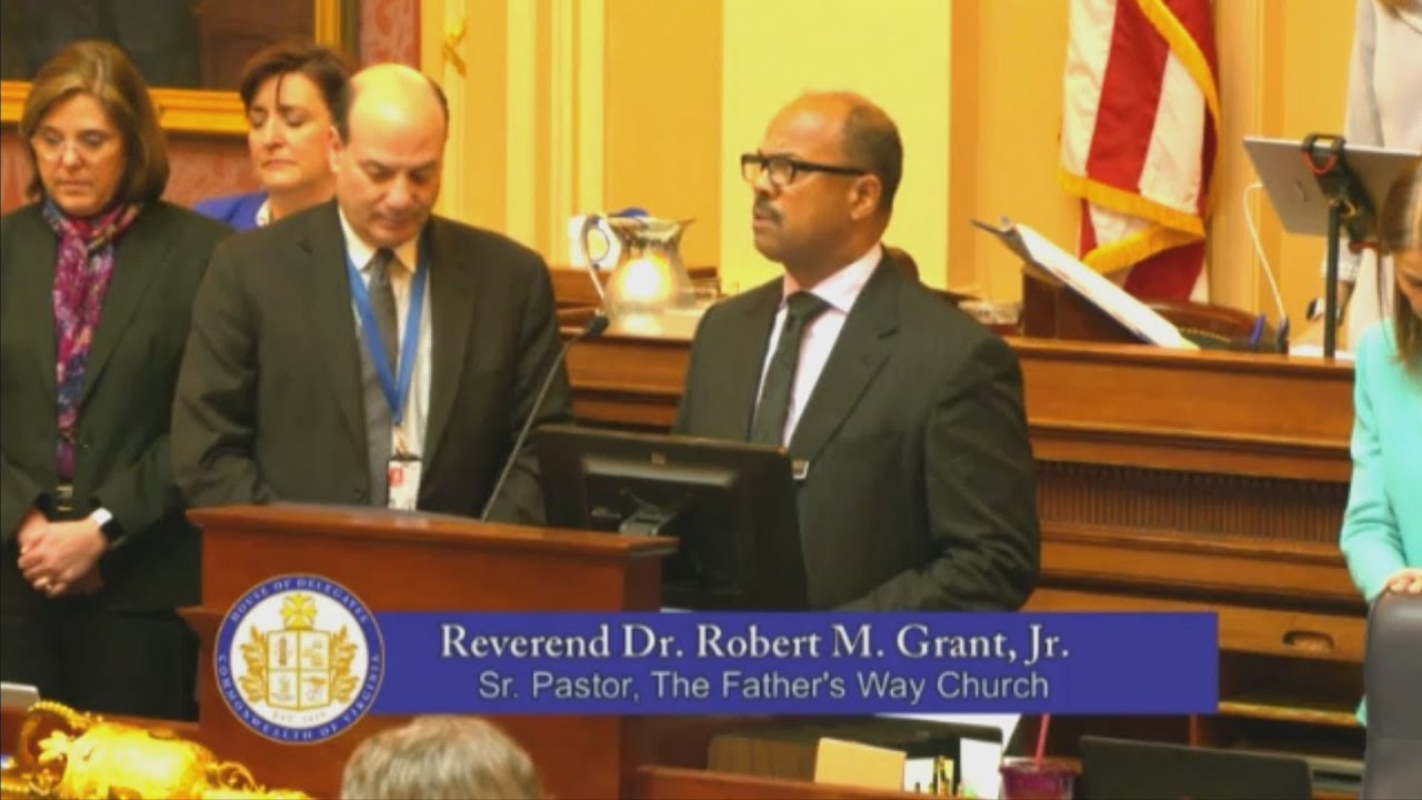 Pastor's controversial prayer before the House of Delegates