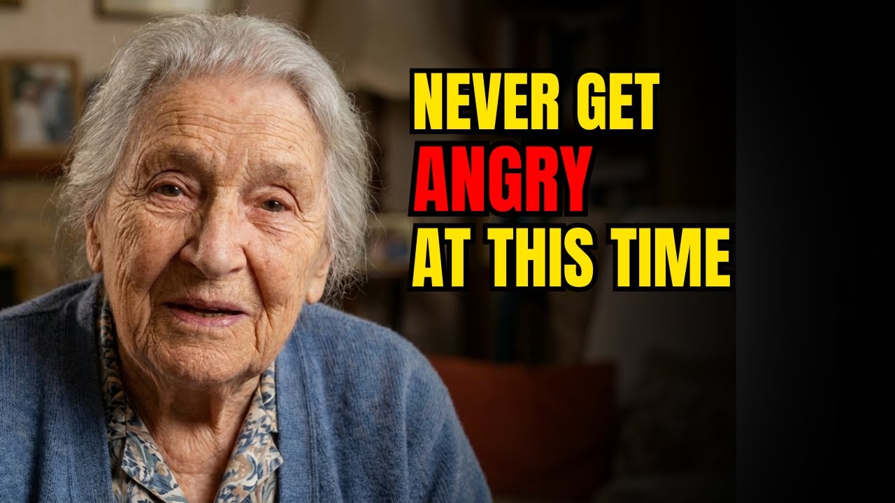 I'M 103 YEARS OLD, AND I'VE NEVER GOT ANGRY AT A CERTAIN TIME