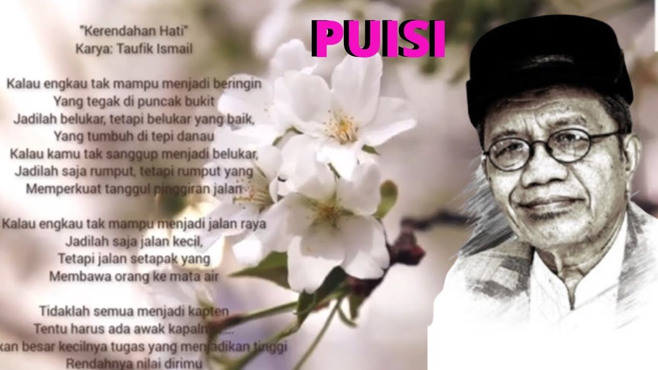 Puisi Kerendahan Hati Karya Taufik Ismail | dibacakan FLP Kediri