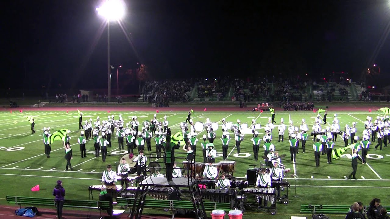 York Community High School Marching Band performing final 