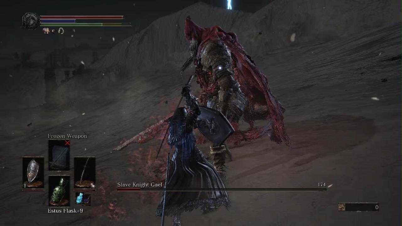 DARK SOULS III No Vigor run Slave Knight Gael Tmarkz