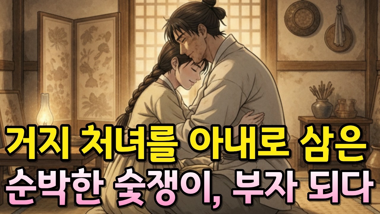 절름발이 거지 처녀를 아내로 삼은 숯쟁이 총각, 하루아침에 부자가 되다 | 야담 옛날이야기 오디오북