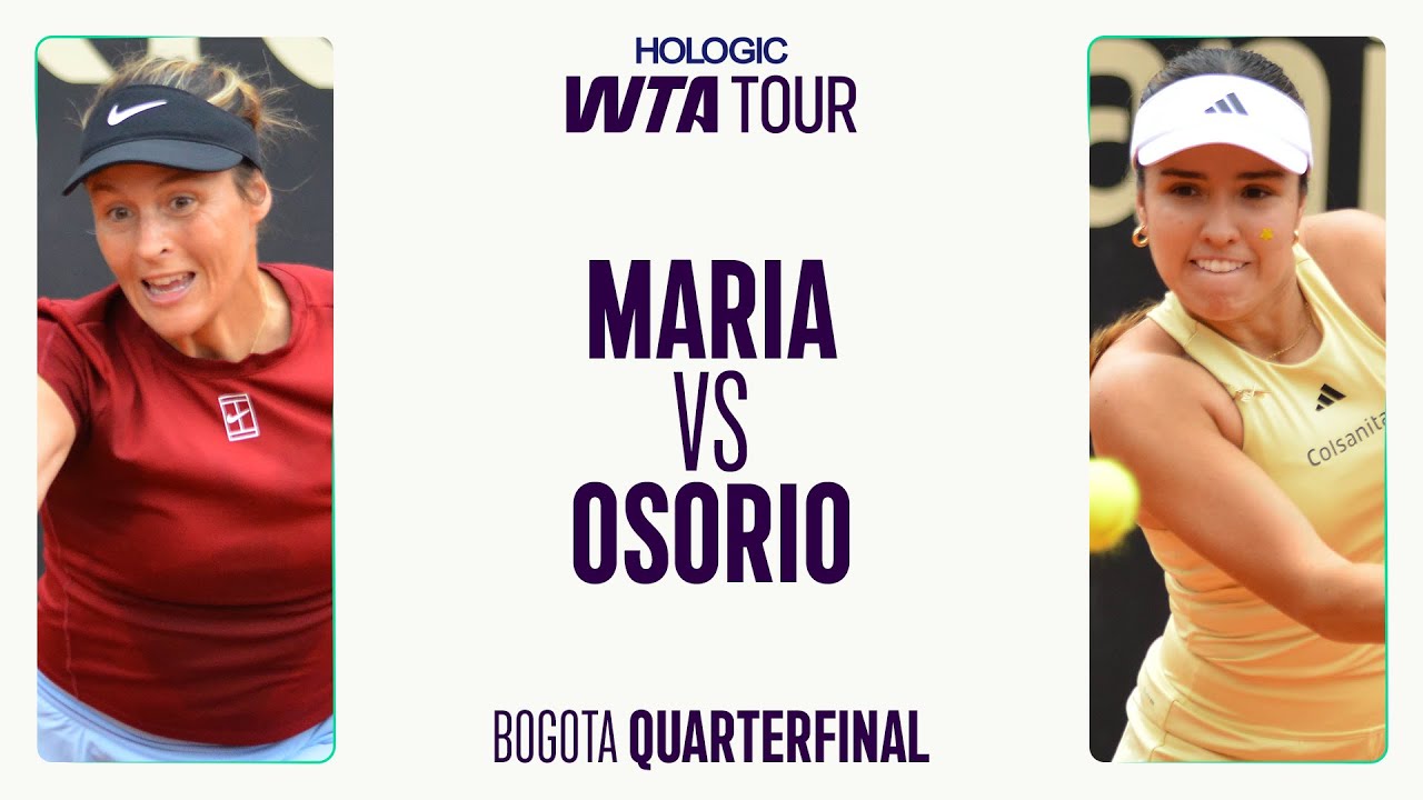 Camila Osorio vs. Tatjana Maria | 2025 Quarterfinal Bogota | WTA Match Highlights