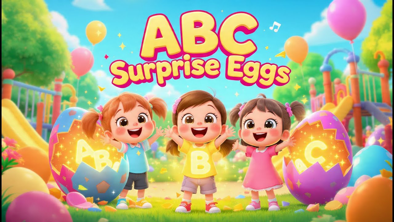 ABC Surprise Eggs song / एबीसी सरप्राइज़ एग्स गीत / اے بی سی سرپرائز ایگز گانا / Study Poem..