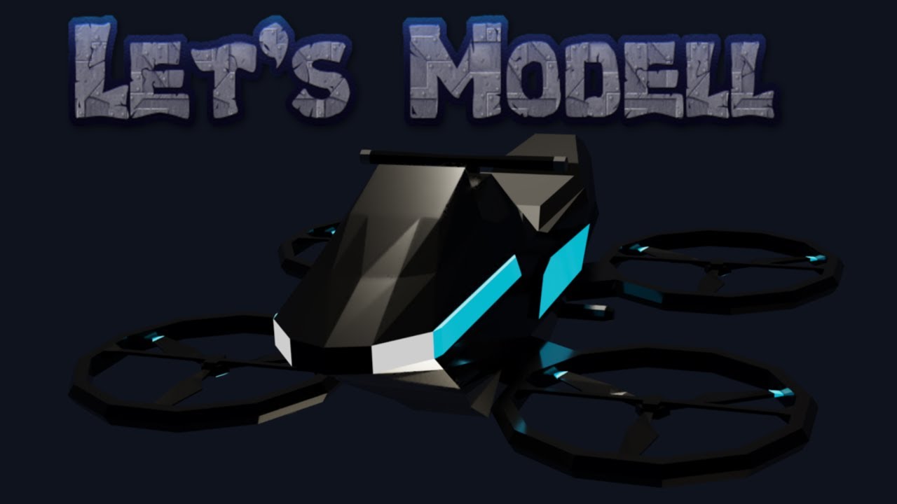 Blender Let's Modell #032 :: Lowpoly Hoverbike