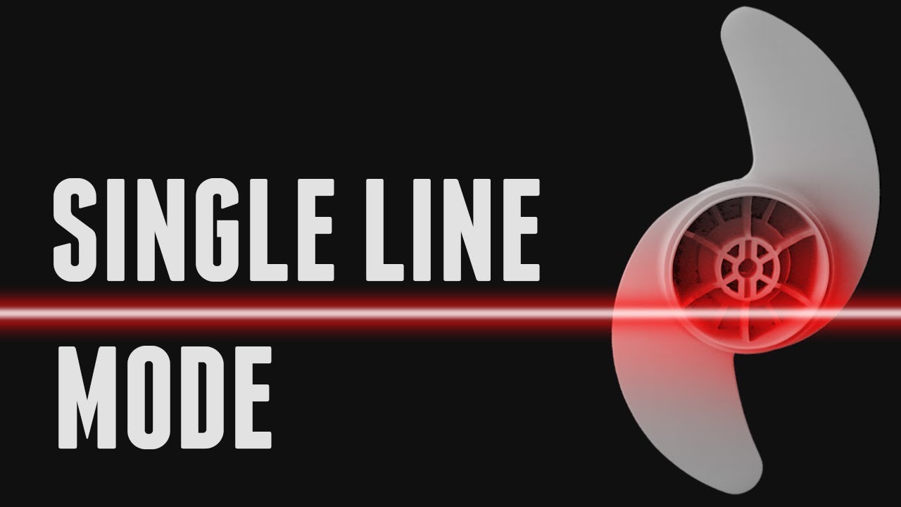 More Precise 3D Scanning with Single Line Mode