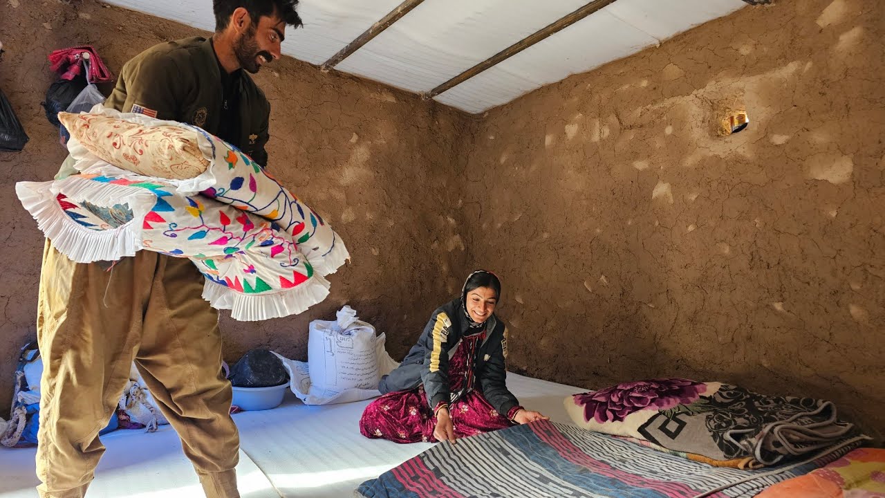 Leila and Shahin happily opened the mountain hut, and Leila and Shahin's happiness for the hut