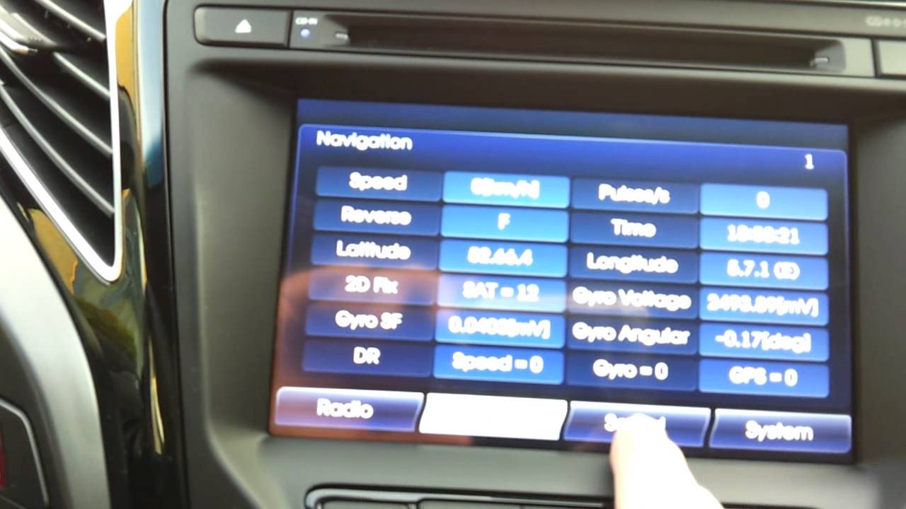 Hyundai i40 european version - enabling test mode