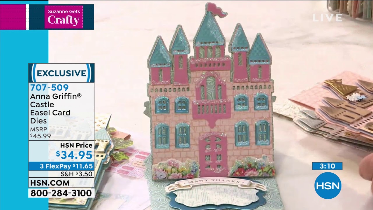 Anna Griffin Castle Easel Card Dies