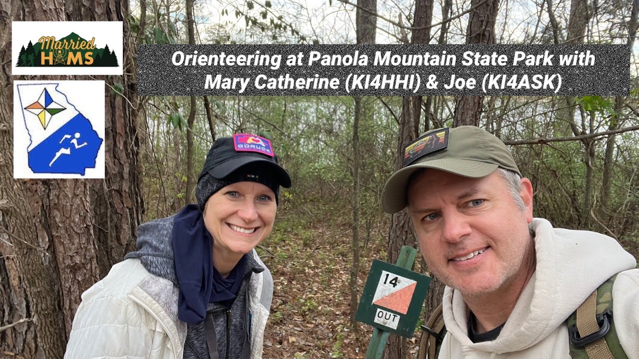 Mary Catherine & Joe tackle the orienteering course at Panola Mountain State Park (step-by-step)