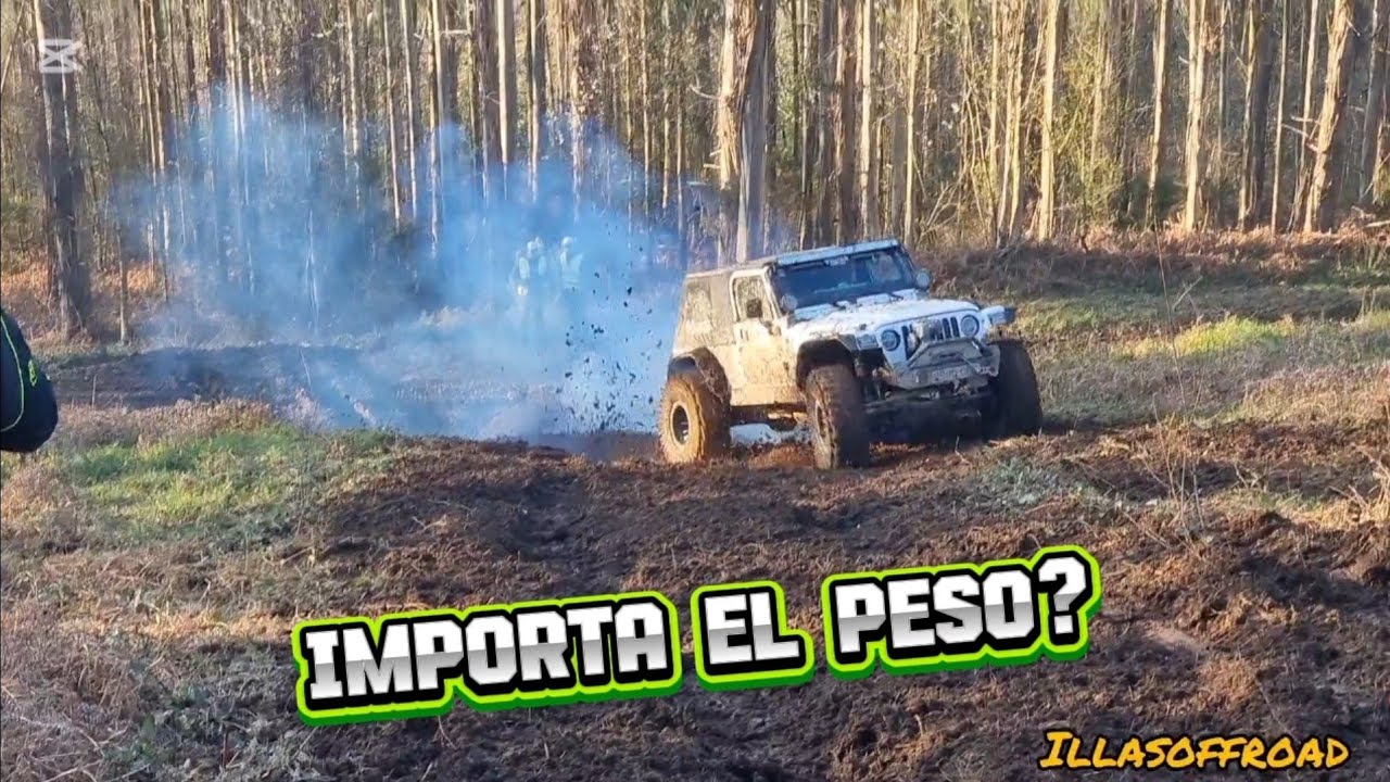 Influye el peso en el offroad? Ruta A Pontenova 2025, experimentos tolosteam 4x4