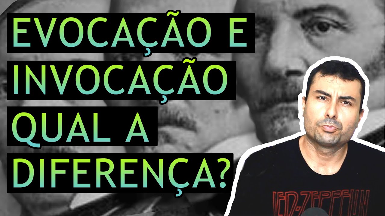 Evoca&ccedil;&atilde;o e Invoca&ccedil;&atilde;o. Qual a diferen&ccedil;a? KARDEC ENSINA COMO DESENVOLVER A MEDIUNIDADE DE PSICOGRAFIA