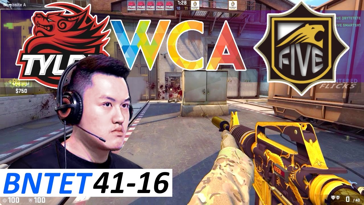 BnTeT 41-16 POV / FIVE vs TyLoo / Train / CS:GO WCA 2017 China Qualifier