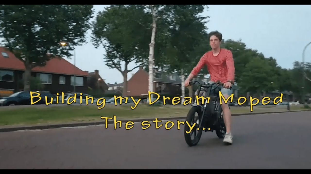BUILDING MY DREAM MOPED!!