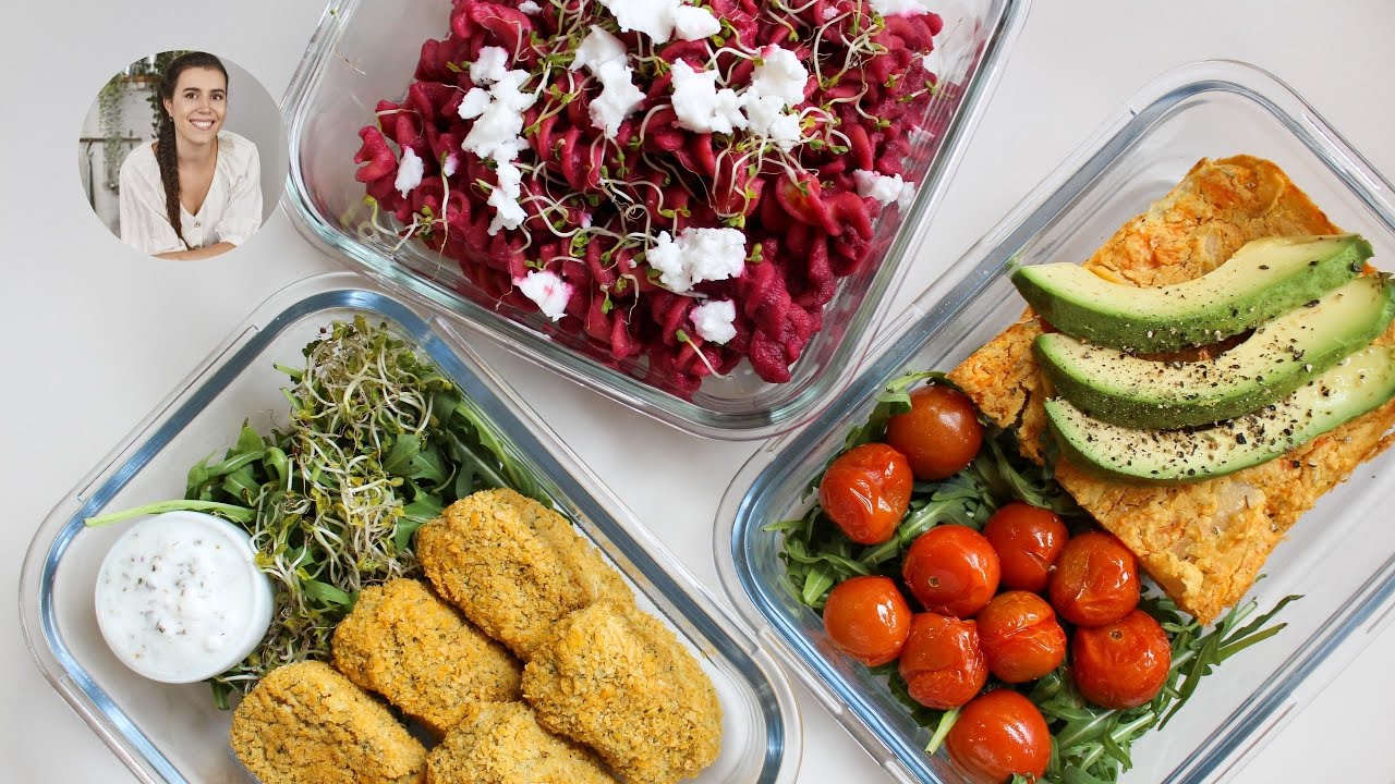 3 COMIDAS PARA LLEVAR - recetas altas en PROTEÍNAS VEGETALES - Amanda Ortiga
