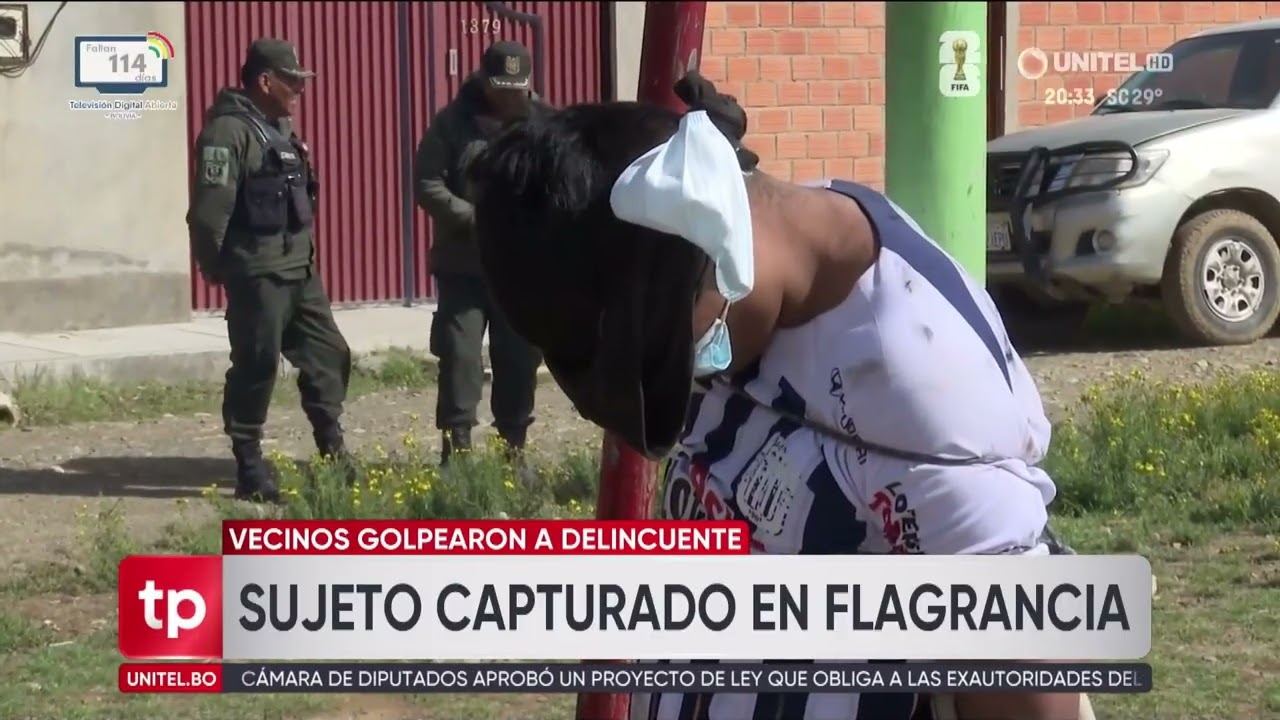 ​Un hombre se salva de ser linchado tras ser acusado de ingresar a casas a robar en El Alto