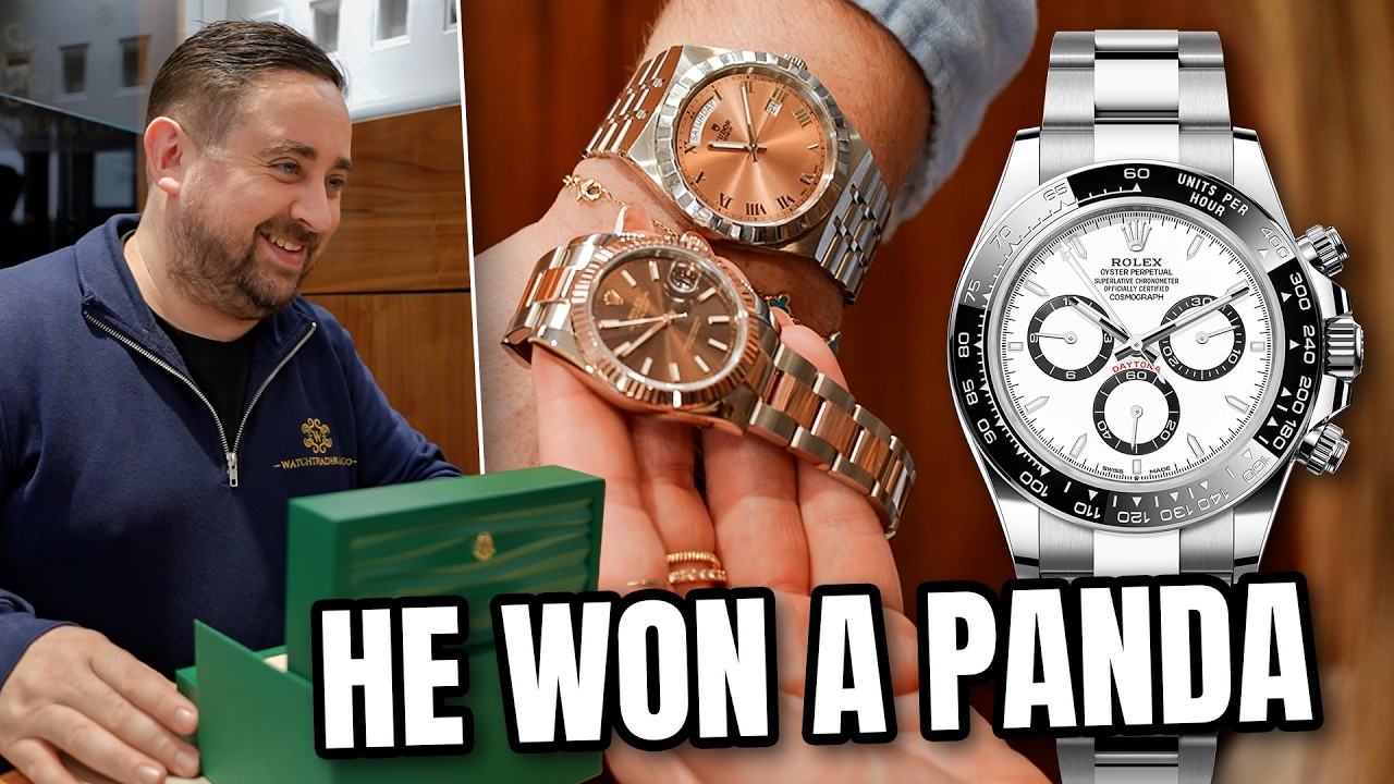 He Won a Panda Daytona: Now He&rsquo;s Getting 2 Rolex Watches