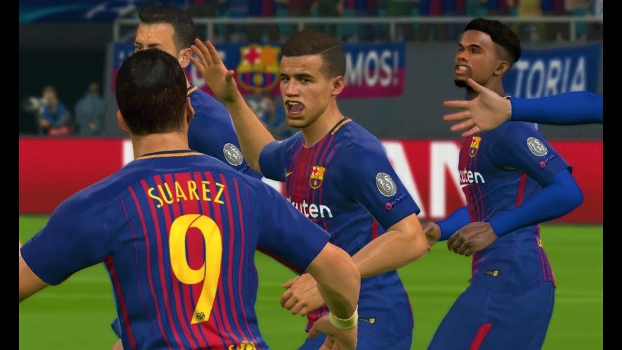 PES 2017 | Barcelona vs Juventus | UCL | Gameplay PC