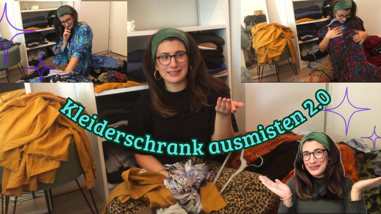 Restlichen Kleiderschrank ausmisten & organisieren 2.0