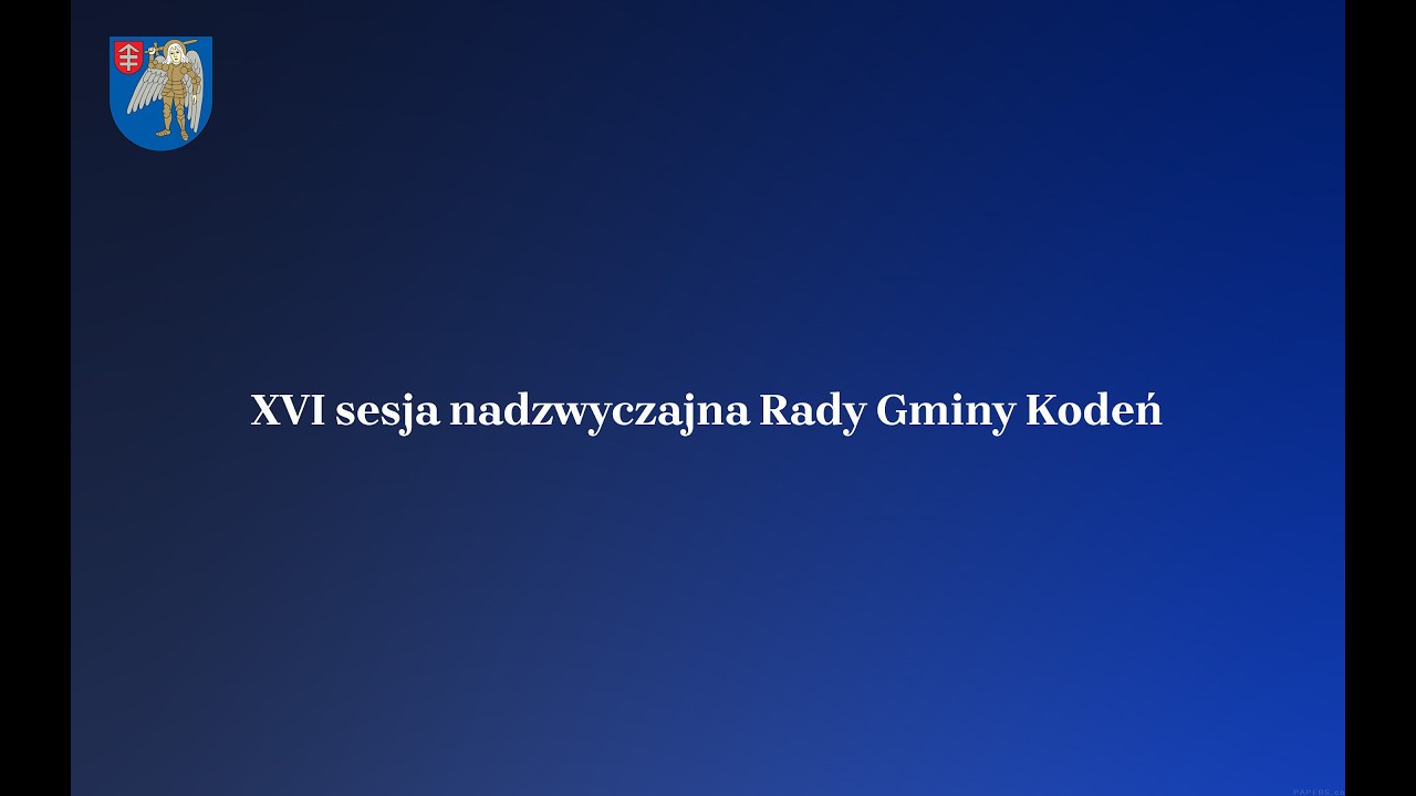 XVI sesja nadzwyczajna Rady Gminy Kodeń