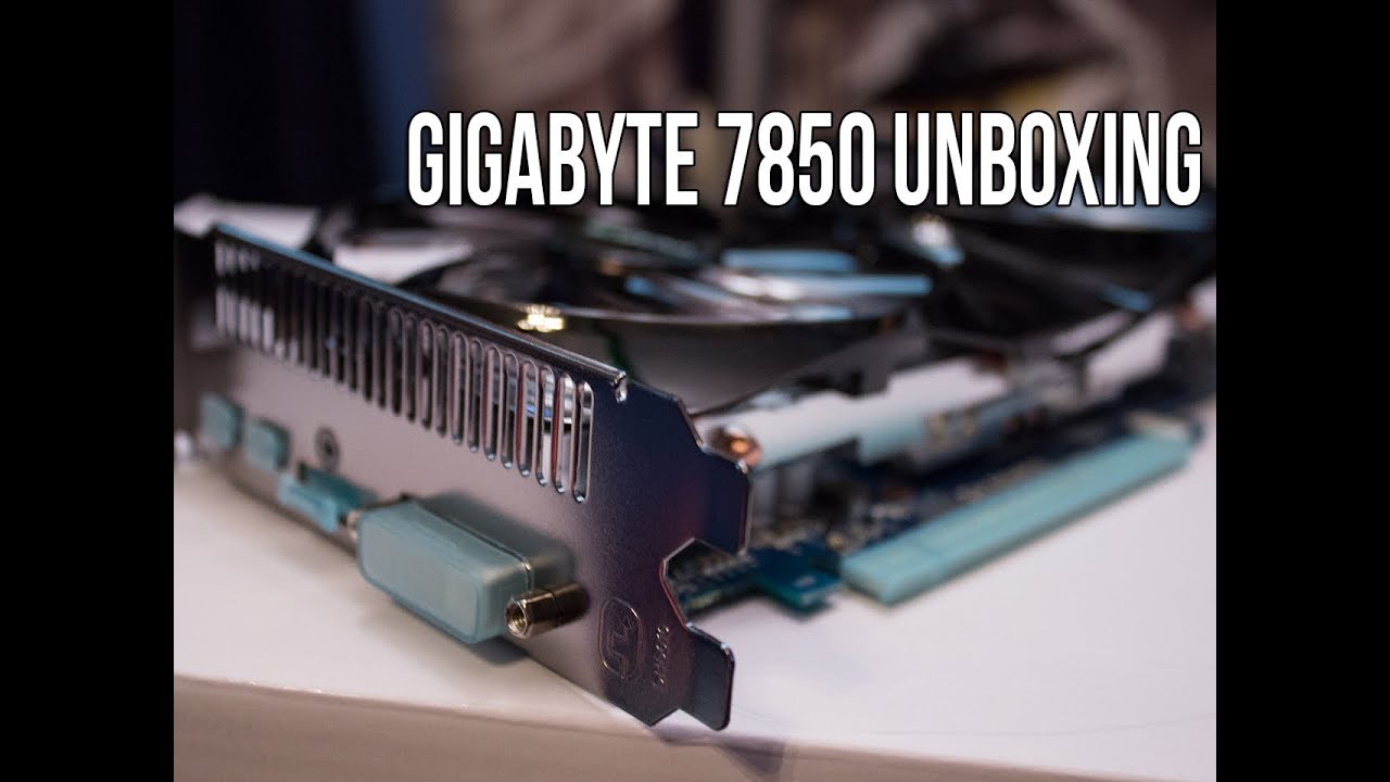 Gigabyte AMD Radeon HD 7850 Unboxing & Overview