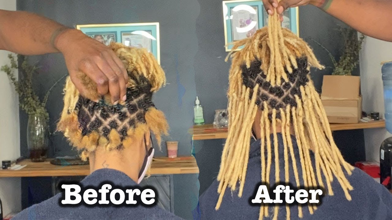 Permanent Loc Extensions on Hightop | The Process!! | AMAZING RESULTS!