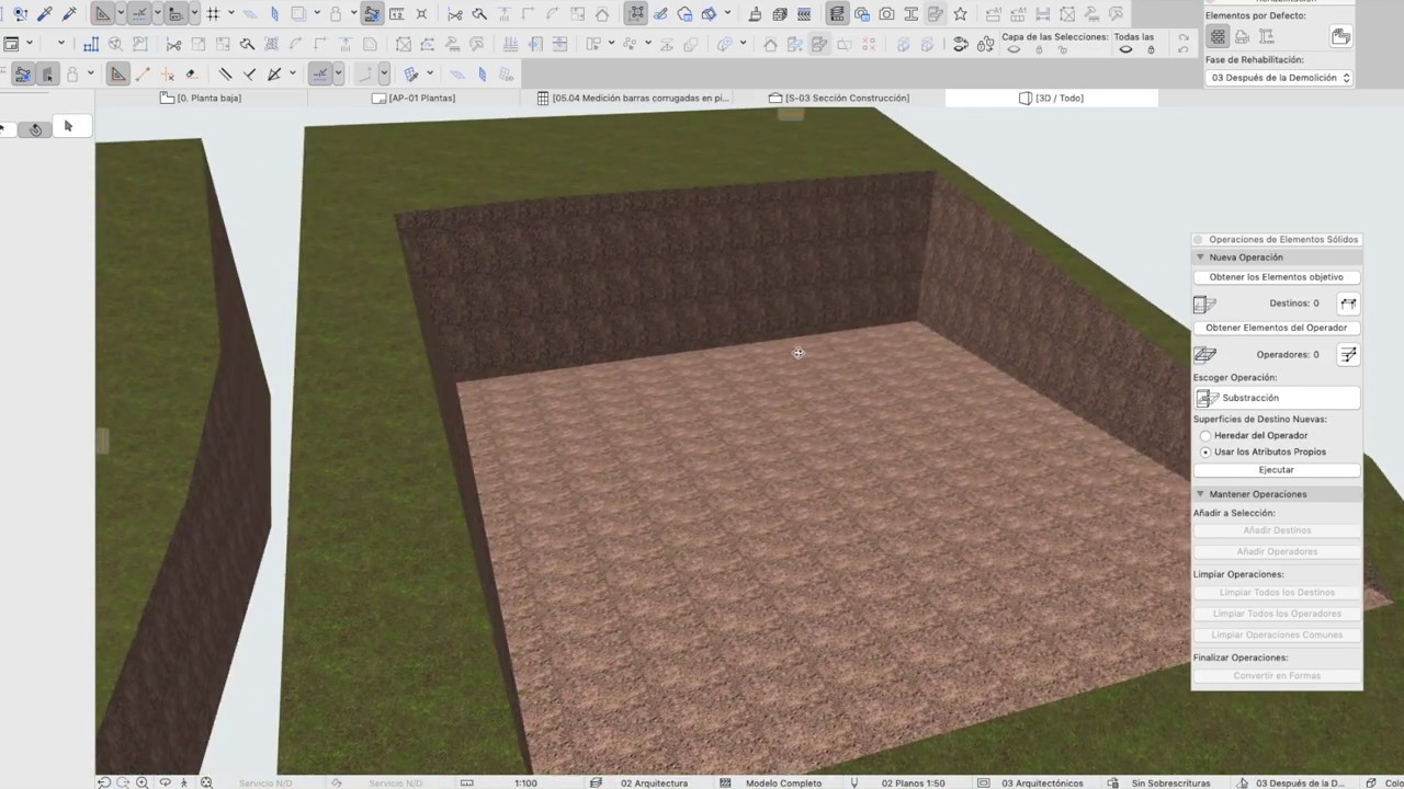 Cubicación tierras con #Archicad