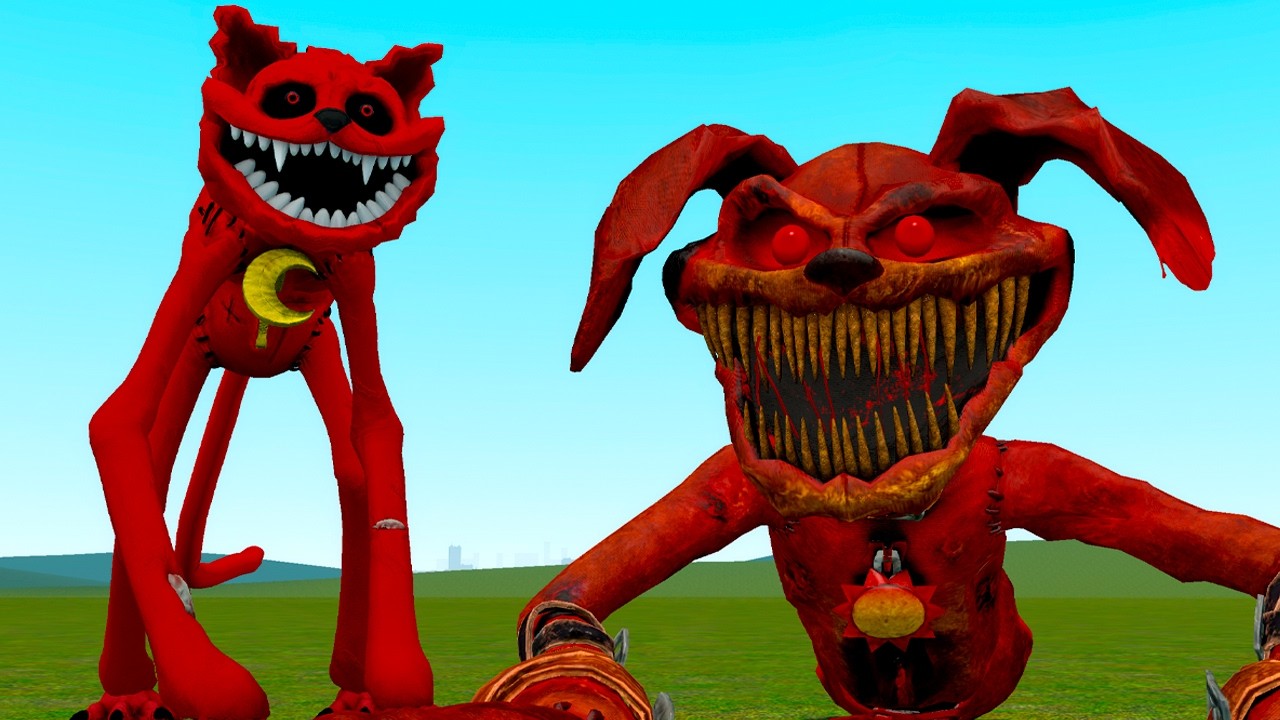 NIGHTMARE DOGDAY VS NIGHTMARE CATNAP FOR POPPY PLAYTIME! WHO IS STRONGER? - In Garry's Mod!