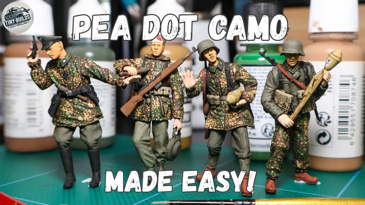 German Pea Dot Camo Made Easy! | 1/35 Scale Beginner Tutorial