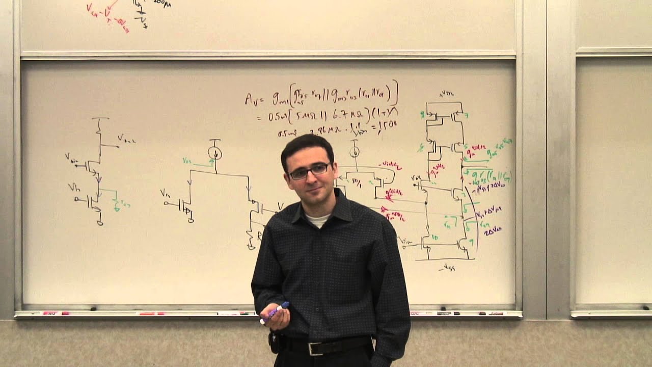 134. MOS Op-Amp (Low Frequency): Two stage, Telescopic, Folded Cascade, Two-Stage, Op-Amp Analysis