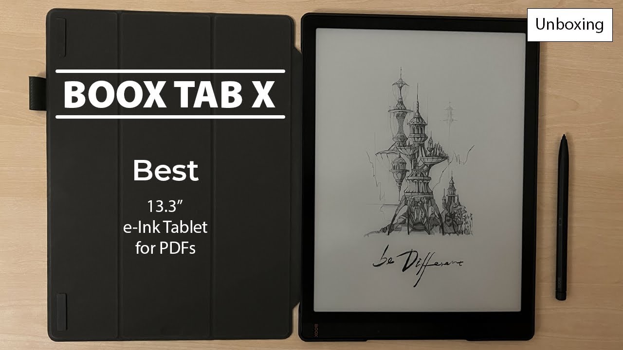 BOOX Tab X - Best PDF Reader? (Unboxing & Review)