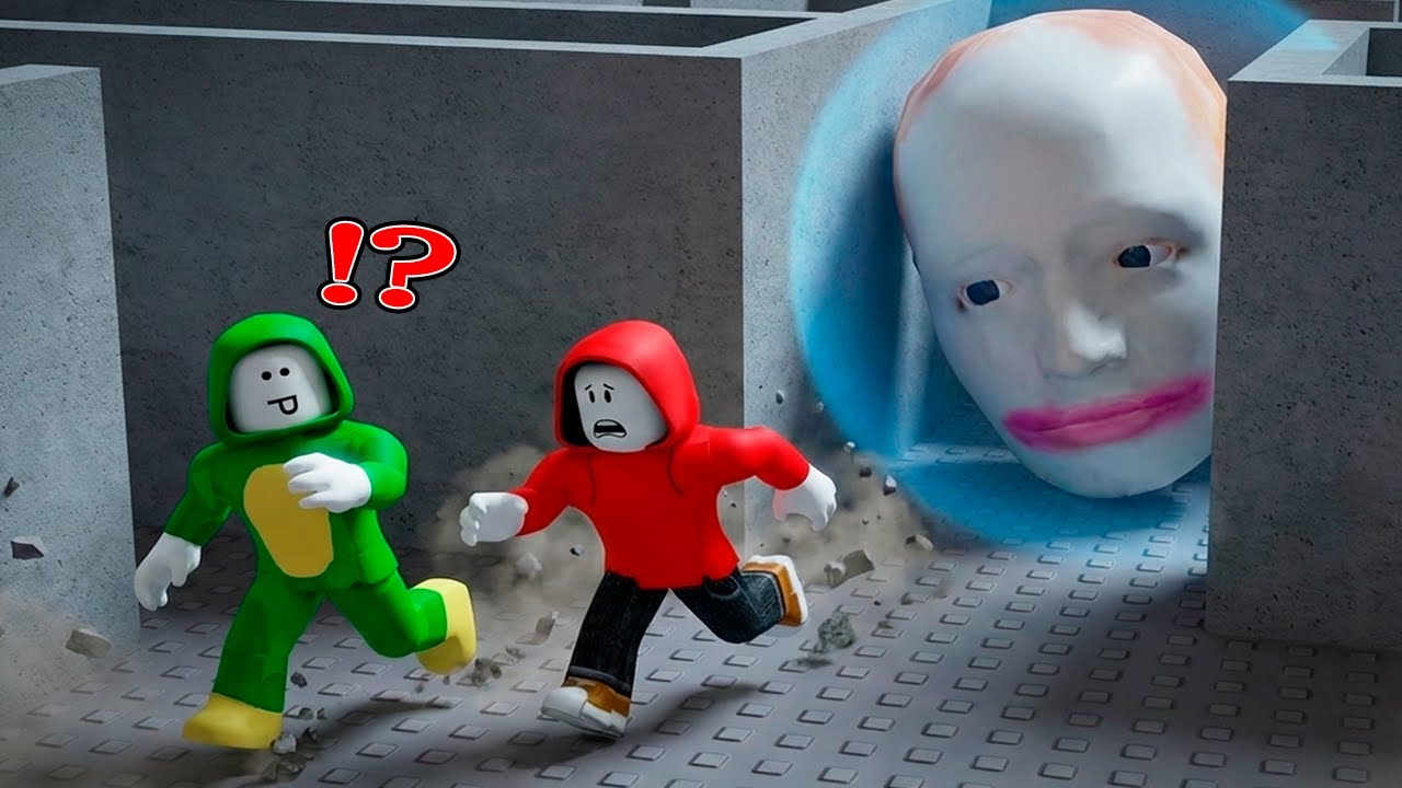 JJ and Mikey - Escape Running Head !? (Maizen Roblox)