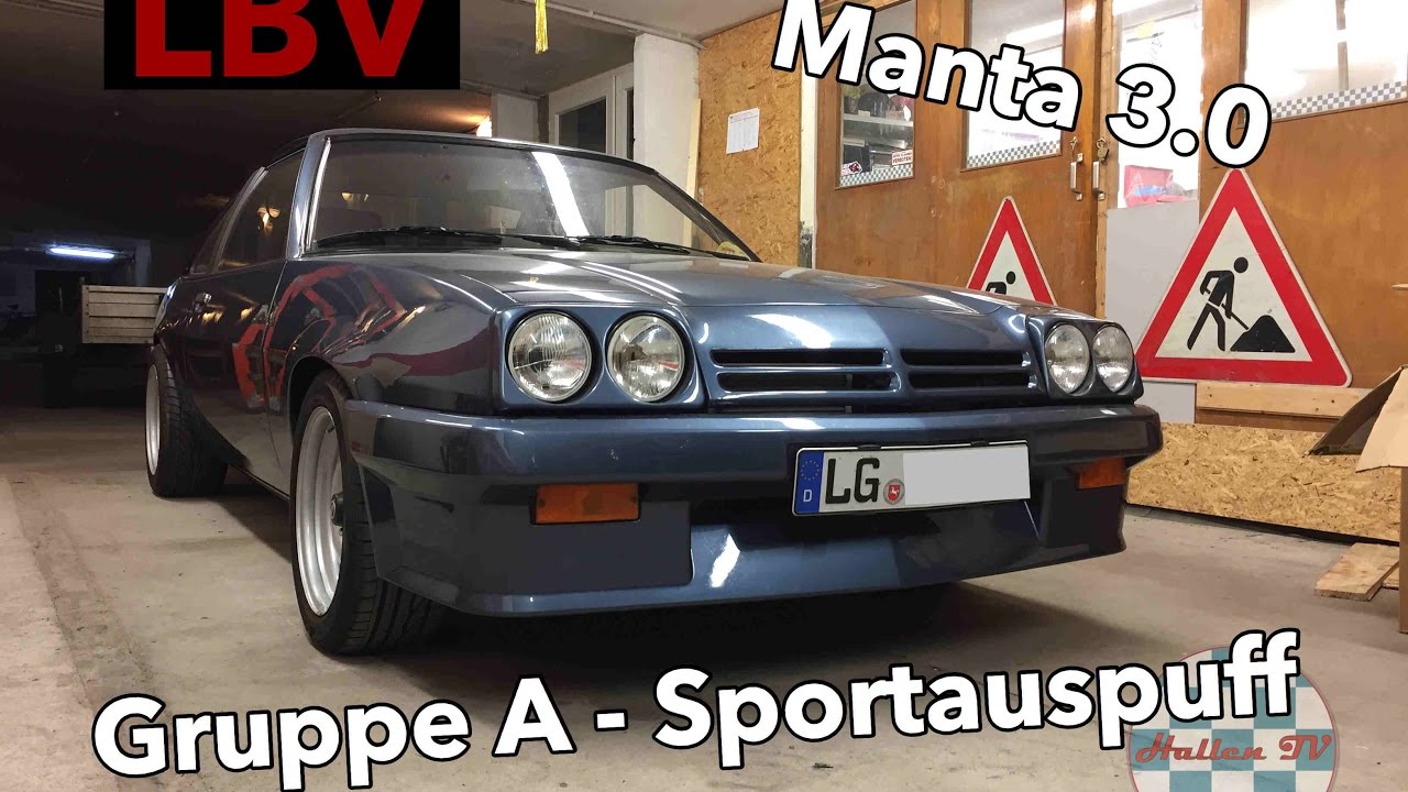 Gruppe A Sportauspuff Opel Manta B // Learning by Viewing