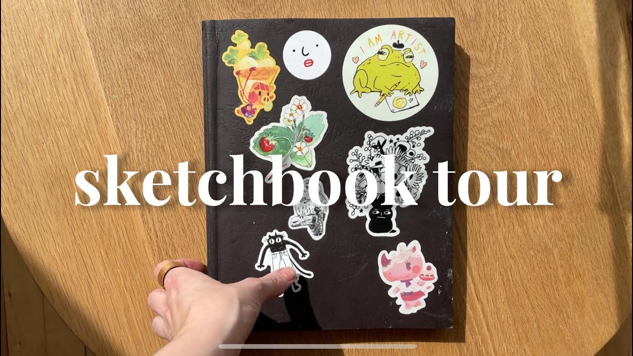 Sketchbook tour 2020-2025 #sketchbook #sketchbooktour #gouache #watercolor