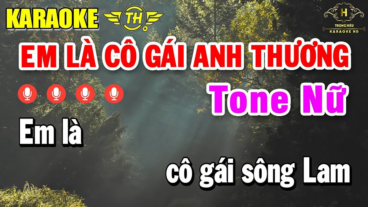 Em Là Cô Gái Anh Thương Karaoke Tone Nữ ( F#m ) Nhạc Sống Dễ Hát Nhất | Trọng Hiếu