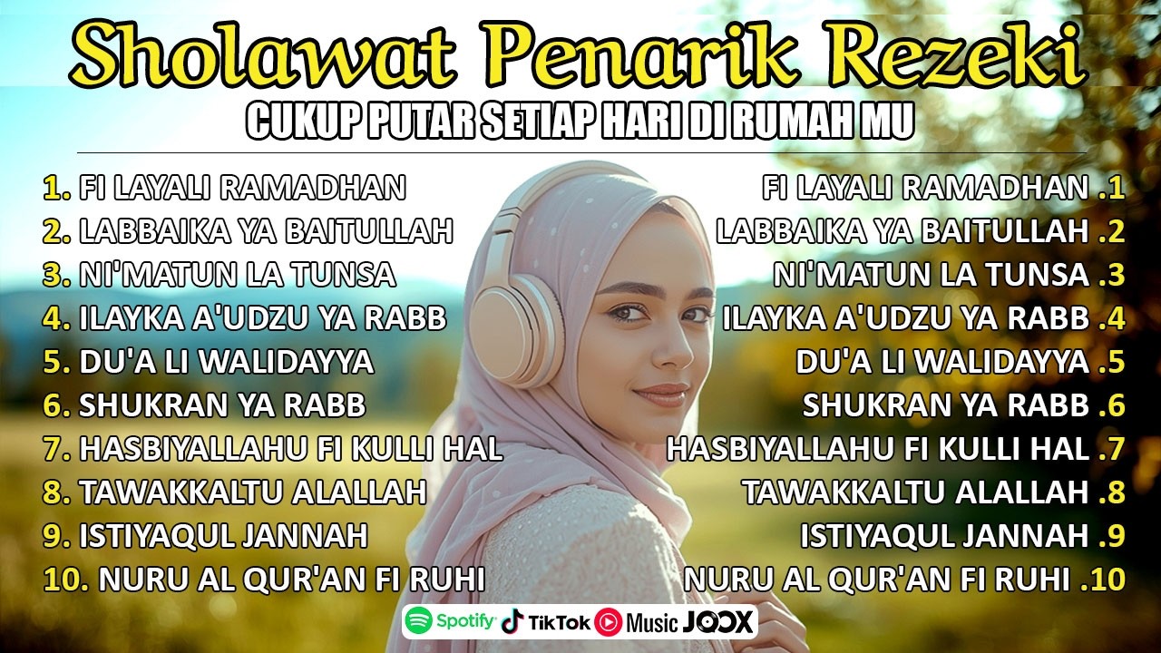 🔴SHOLAWAT PEMBUKA PINTU REZEKI Astaghfirullah SHOLAWAT NABI MERDU TERBARU 2025