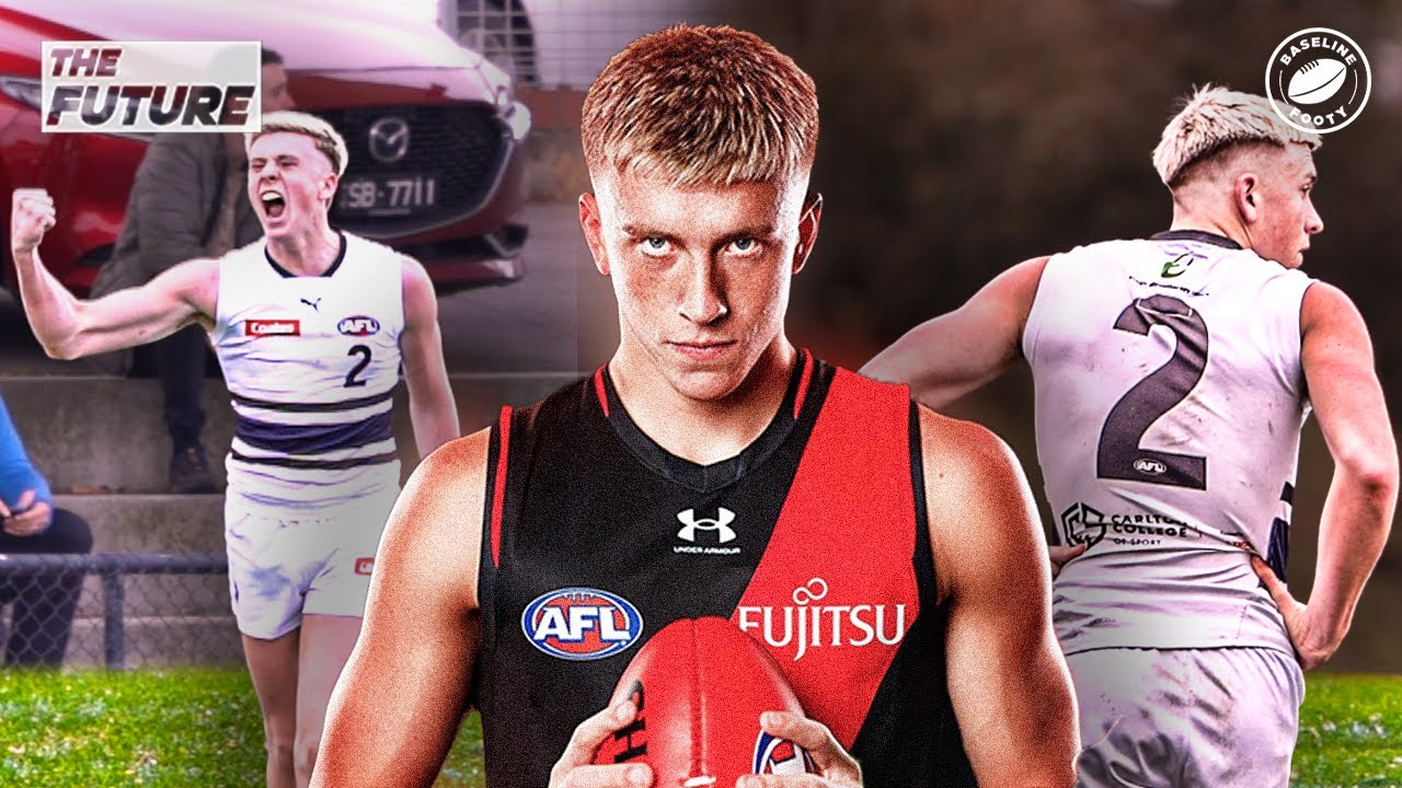 Essendon's Nate Caddy is a STUD!! - 2023 Full Season Highlights | 2023 AFL Draft Prospect