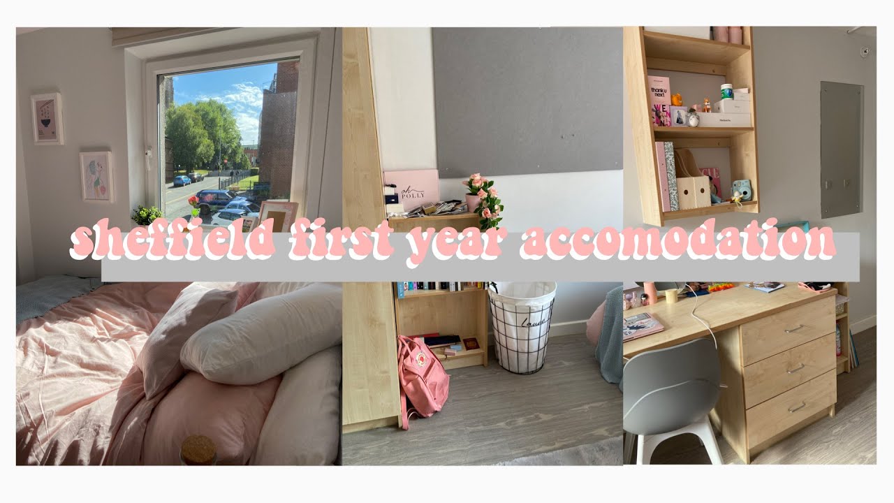 university of sheffield accommodation room tour! ♡ phegotflare