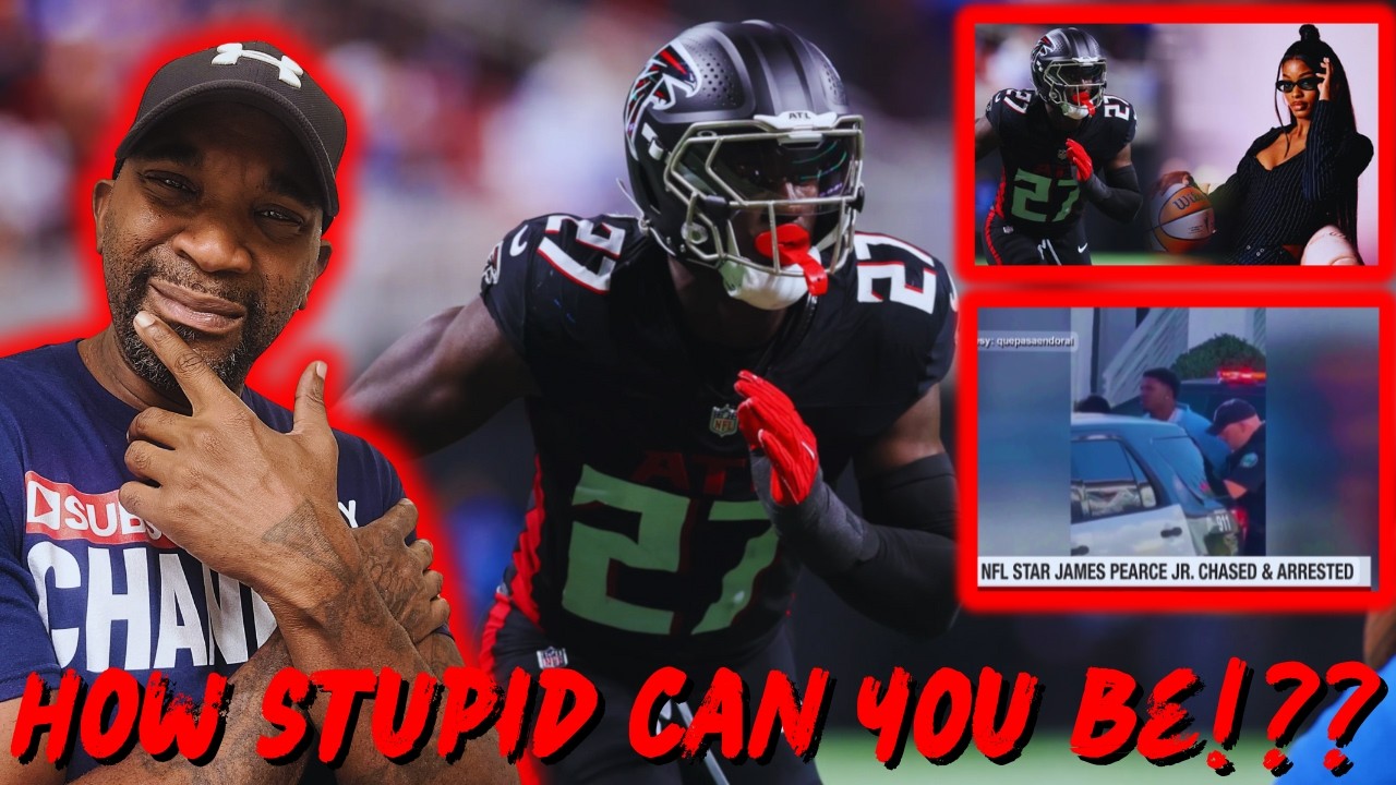 🚨Atlanta Falcons Linebacker James Pearce Jr. Arrested for DV, Stalking, and Fleeing Police 😳