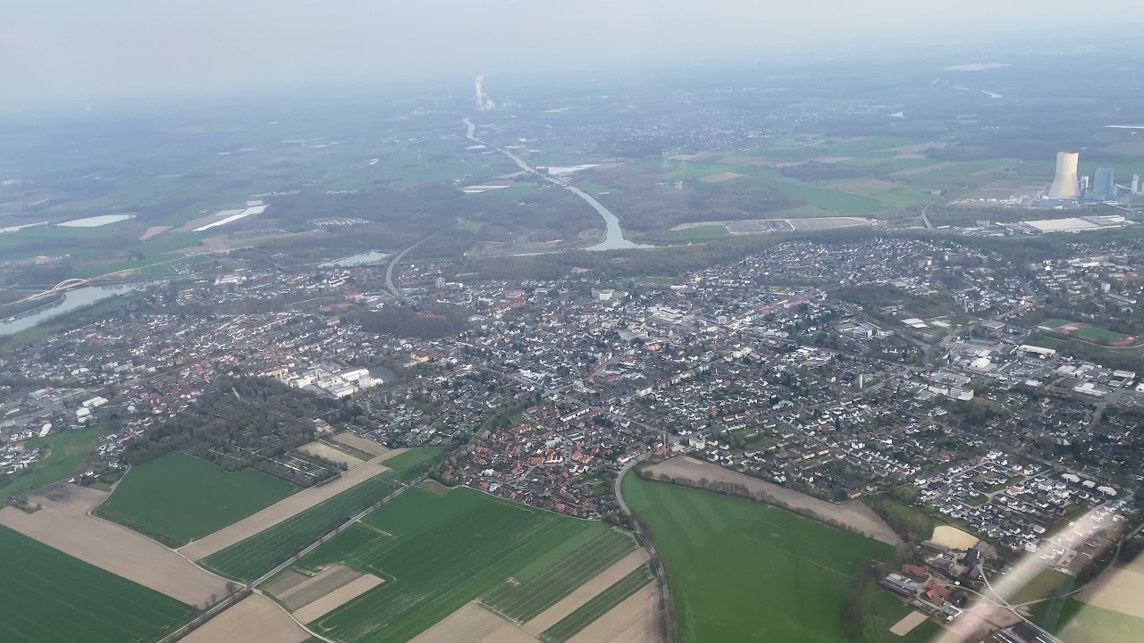 Abendflug Datteln Kraftwerk 18_4_2021