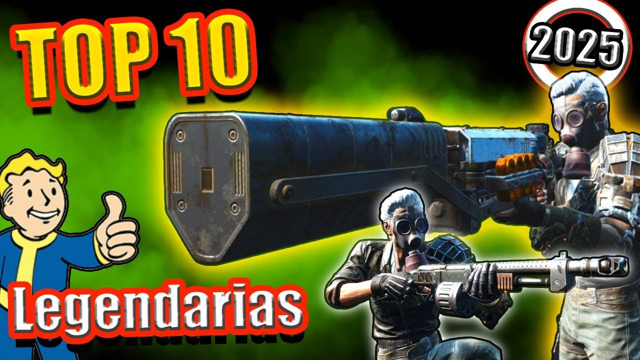 TOP 10 ARMAS LEGENDARIAS ⚡ Fallout 4 (META 2025, post Next-Gen)