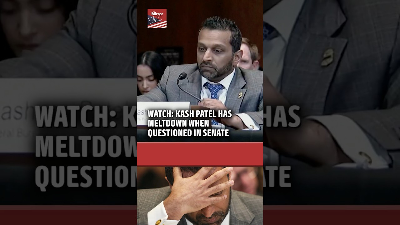 Kash Patel Has Meltdown When Questioned in Senate