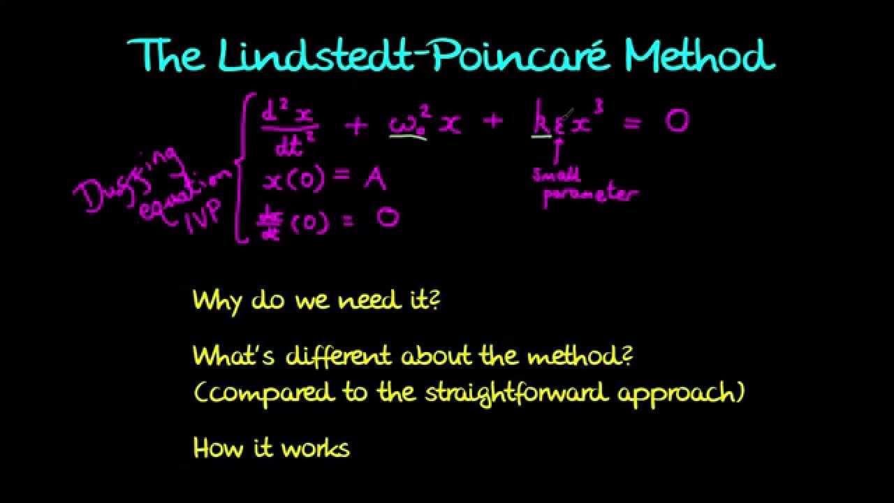 Lindstedt Poincare Method for the Duffing Equation