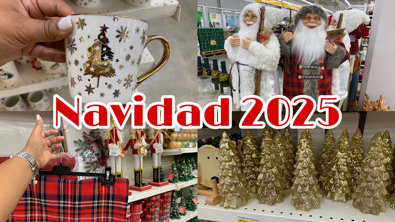 RECORRIDO POR LAS  TIENDAS// DECORACIONES HERMOSAS PARA NAVIDAD 🎀Vlog 