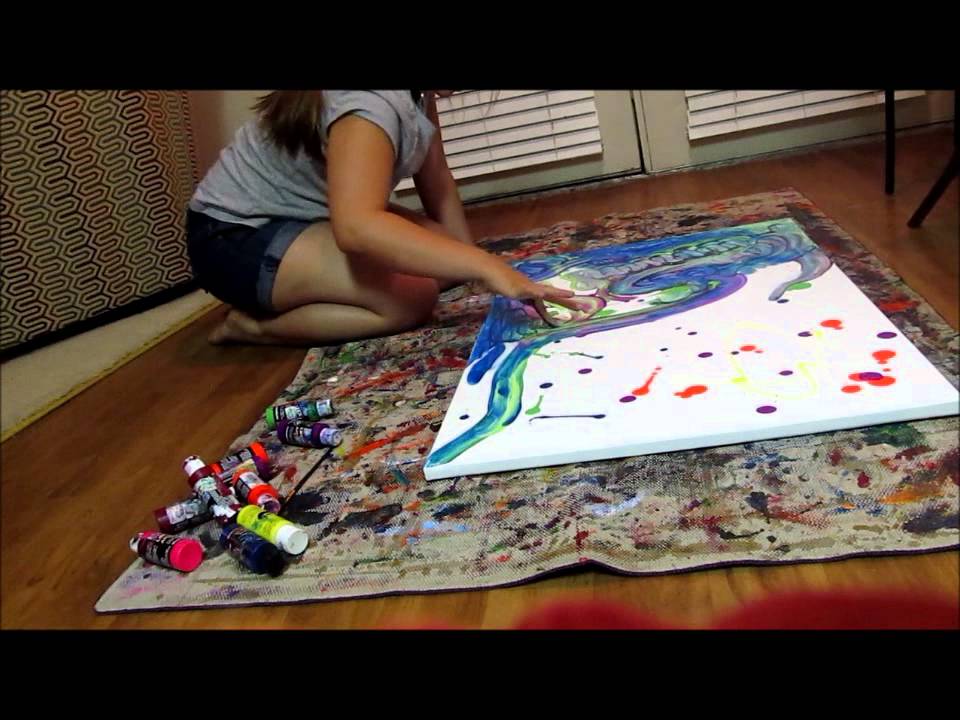 Psychedelic Time Lapse painting #2 'Aurora'