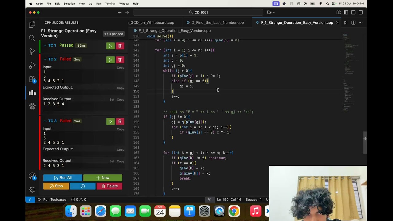 Codeforces Round 1061 (Div. 2)  |   Teja - Smart   |  ScreenCast