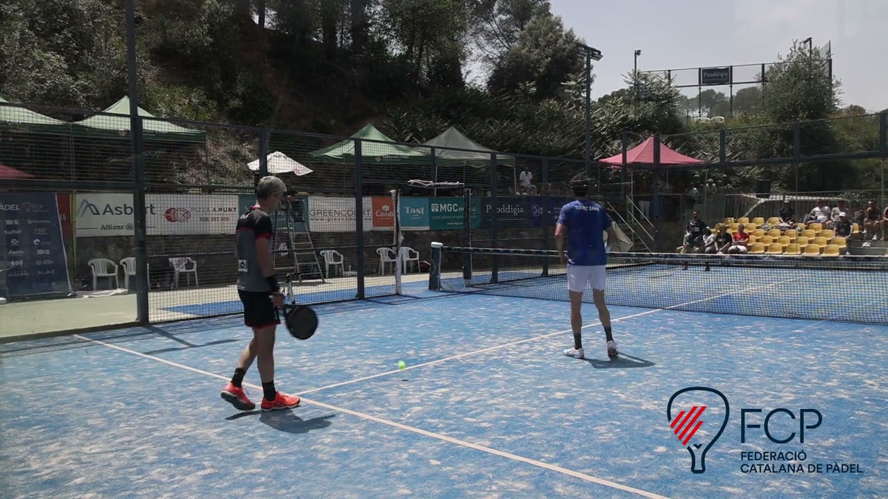 final masculina Enric Sanmarti Tonet Sans- los eternos número 1 en Cataluña