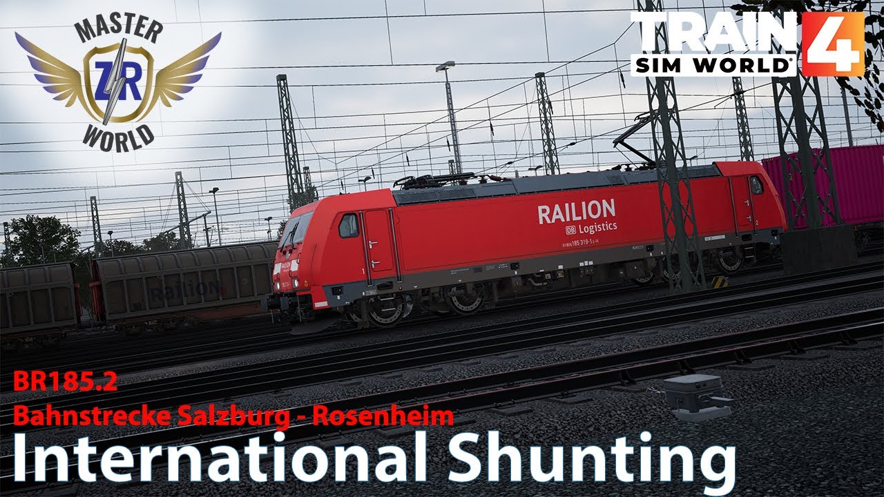 International Aid | Bahnstrecke Salzburg - Rosenheim | BR 185.2 | Train Sim World 4
