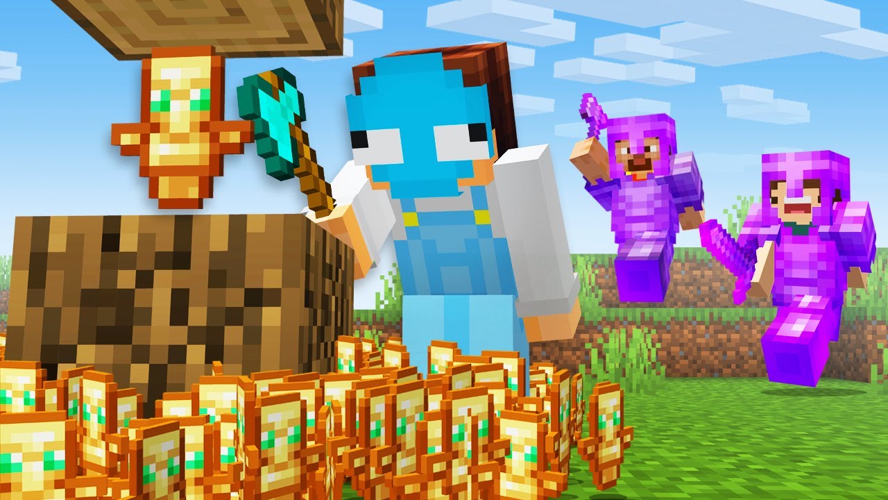 Minecraft Manhunt, But Drops Are Random...