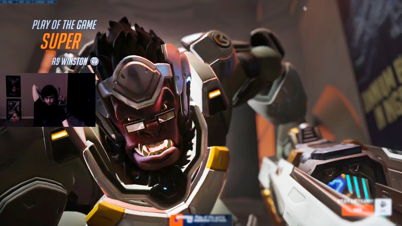 SUPER BEST WINSTON - POTG! OVERWATCH 2 TOP 500 SEASON 10